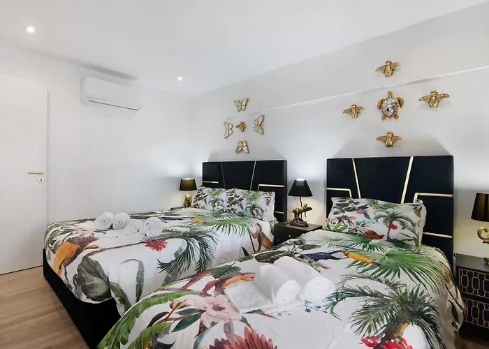 Jungle Flat With Pool T2 Montechoro Lejlighed *