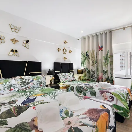 Jungle Flat With Pool T2 Montechoro Apartment