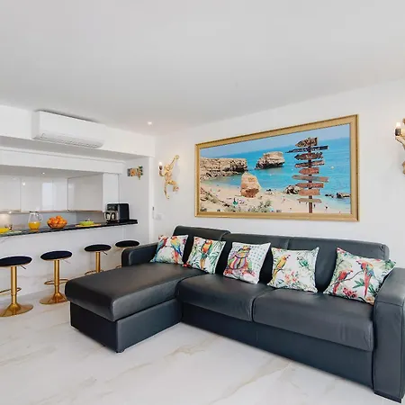 Jungle Flat With Pool T2 Montechoro Apartment